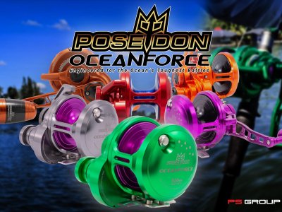รอกตกปลาบึก/ทะเล Poseidon Ocean Force 500
