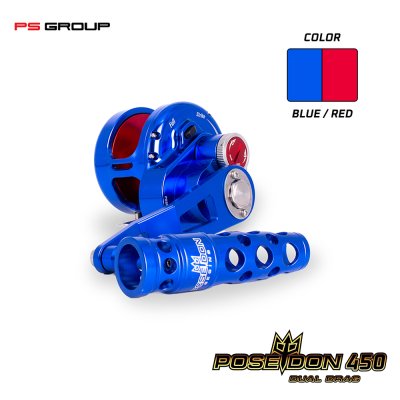รอกตกปลาบึก/ทะเล Poseidon 450 1 Speed L/R