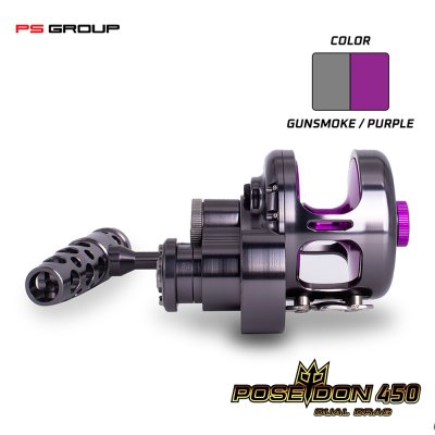 รอกตกปลาบึก/ทะเล Poseidon 450 1 Speed L/R