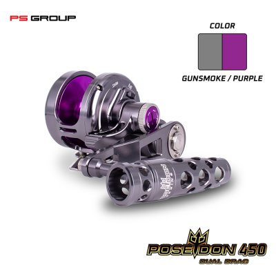 รอกตกปลาบึก/ทะเล Poseidon 450 1 Speed L/R