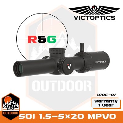 VictOptics SOI 1.5-5×20 MPVO Airgun Scope
