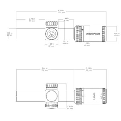 VictOptics SOI 1.5-5×20 MPVO Airgun Scope
