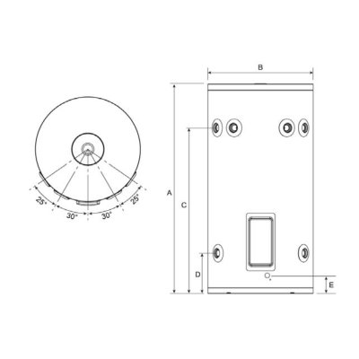 เครื่องทำน้ำร้อน Dux รุ่น PROFLO 50S1 - Single Element