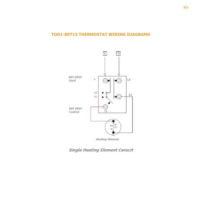 Overtemp Thermostat 50-80C M/R Single 4 PIN