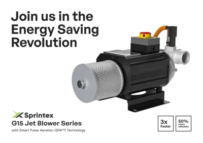 Sprintex G15 Jet Blower Series: ปฏิวัติการเติมอากาศด้วยความเร็ว 100,000 RPM ประหยัดไฟเหนือระดับ