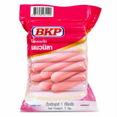BKP ไส้กรอกไก่สโมคกี้ไบท์ 1 kg
