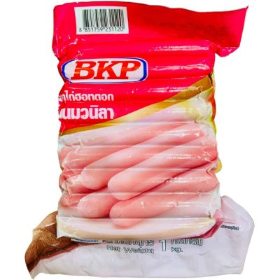 ไส้กรอกนมแบบยาวBKP 1000 กรัม