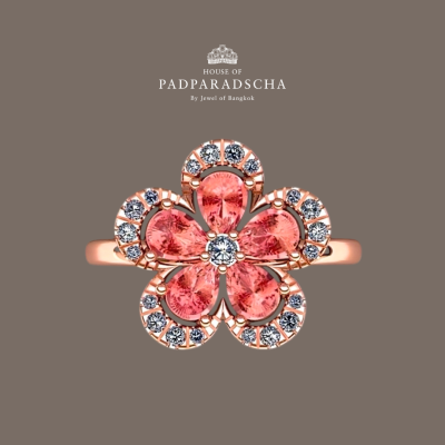 PRETTY PLUMERIA RING