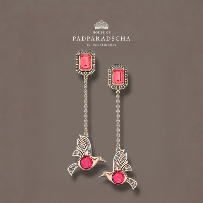 LOVEBIRDS : HUMMING LOVE EARRINGS