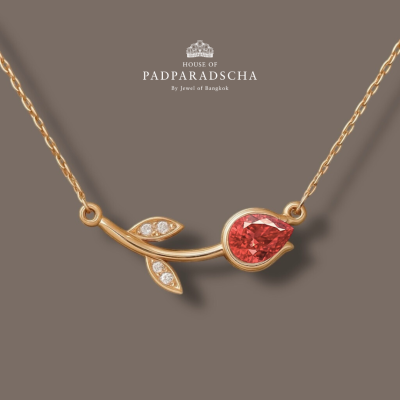 ETERNAL TULIP PENDANT NECKLACE