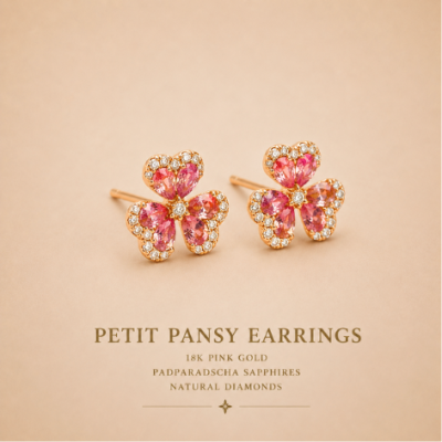 PETIT PANSY EARRINGS