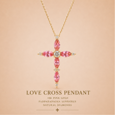 LOVE CROSS PENDANT