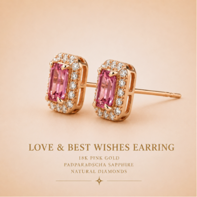 LOVE & BEST WISHES EARRING
