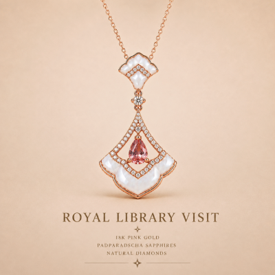 ROYAL LIBRARY VISIT PENDANT
