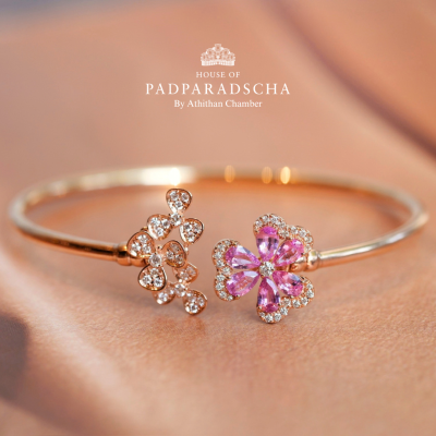 PANSY FLOWER BANGLE