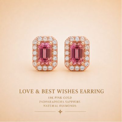 LOVE & BEST WISHES EARRING