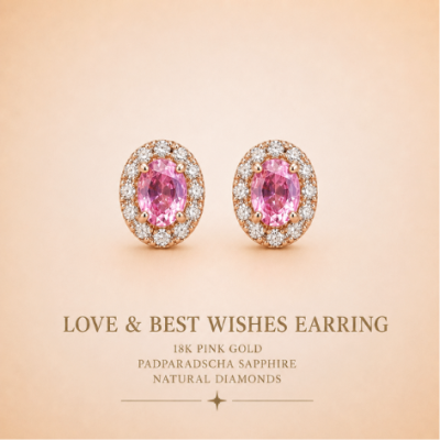 LOVE & BEST WISHES EARRING
