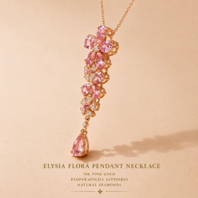 ELYSIA FLORA PENDANT NECKLACE