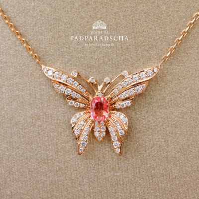 PARADISE BUTTERFLY PENDANT NECKLACE PARADISE BUTTERFLY PENDANT NECKLACE