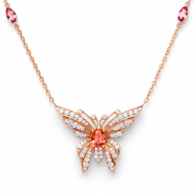 PARADISE BUTTERFLY PENDANT NECKLACE