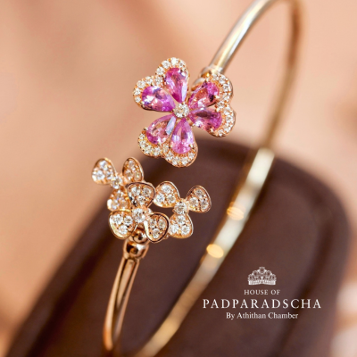 PANSY FLOWER BANGLE