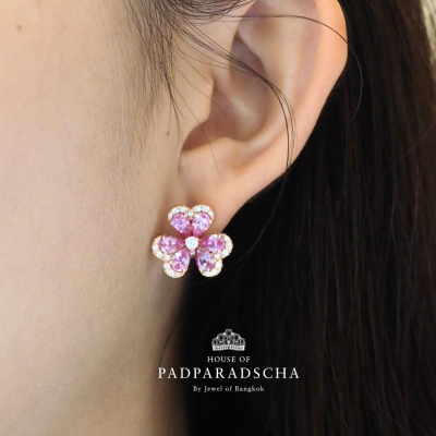 PRETTY PANSY EARRINGS