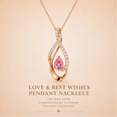 LOVE & BEST WISHES PENDANT NECKLECE
