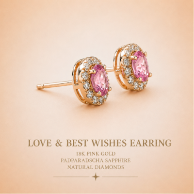 LOVE & BEST WISHES EARRING