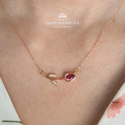 ETERNAL TULIP PENDANT NECKLACE