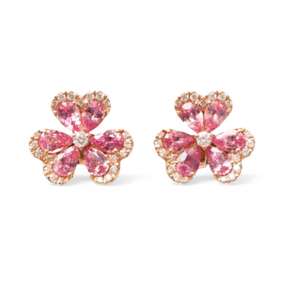 PRETTY PANSY EARRINGS
