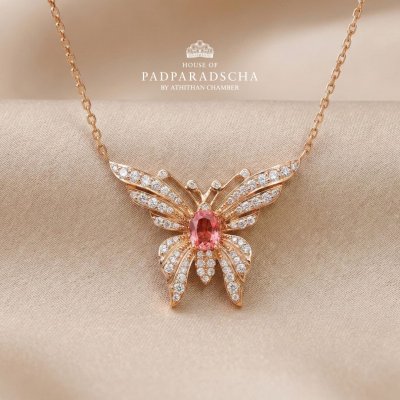 PARADISE BUTTERFLY PENDANT NECKLACE