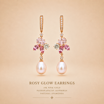 ROSY GLOW EARRINGS