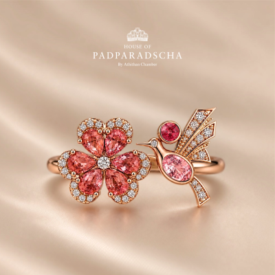PANSY LOVEBIRDS RING