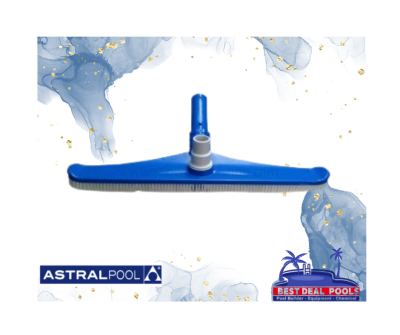 Pool floor scrubber with 20" sediment suction head, Australian standard