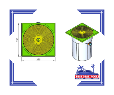 Water level regulator in ABS ถังควบคุมระดับน้ำ ใช่ร่วมกับสก ริมเมอร์ได้ทุกรุ่น ฝาปรับระดับได