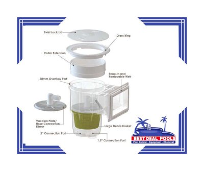 EM0030-RV Skimmer (Skimmer) for vinyl pools