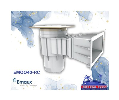 EM0040-RC Skimmer (Skimmer) EMAUX for pools concrete