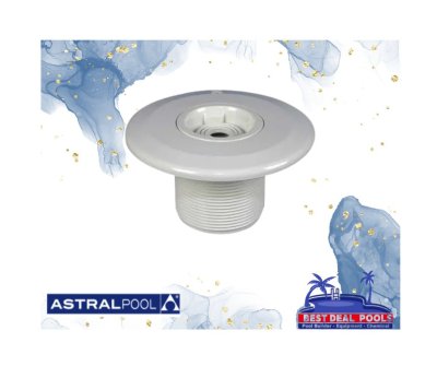 Return inlet "Multiflow", threaded 2", to glue 1.5" (D50 mm) Water dispenser model, ABS plastic, special design dispenser, adjustable water speed 3 units, threaded 2"/glue 1.5"