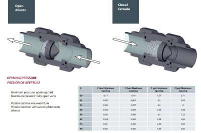 Spring Check valve 2"