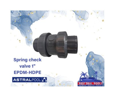 Spring check valve 1"
