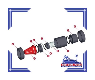 Spring foot valve 2"