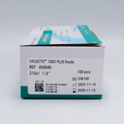 VACUETTE VISIO PLUS NEEDLE NO.21Gx1.5"