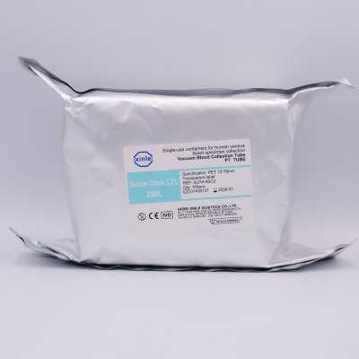 Xinle Vacuum Sodium Citrate 3.2% Rubber Cap 2ml