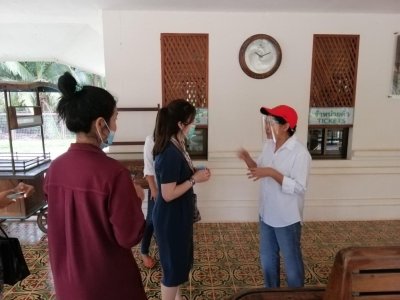 ผอ.การท่องเที่ยวและกีฬาจังหวัดราชบุรี ลงพื้นที่เก็บข้อมูล ณ ศตวรรษสยาม
