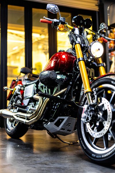 Runstock CNC Aluminum Skid Plate for Harley Dyna – Engine Protection Guard