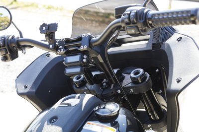 Runstock Riser Relocation Plate for Harley-Davidson – Stepback Handlebar Adapter