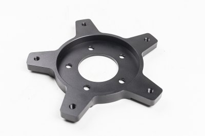 Runstock Rotor Adapter – Harley-Davidson Center Hub to Spoked Rotor Mount (CNC Billet)