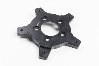 Runstock Rotor Adapter – Harley-Davidson Center Hub to Spoked Rotor Mount (CNC Billet)
