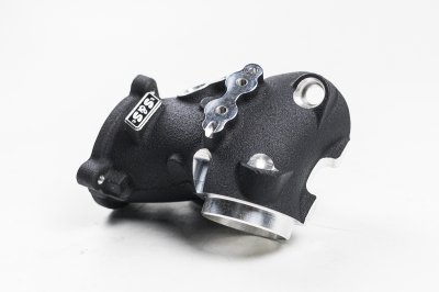 S&S Cycle – Premium 55mm CNC Ported Black Manifold for M8 Models