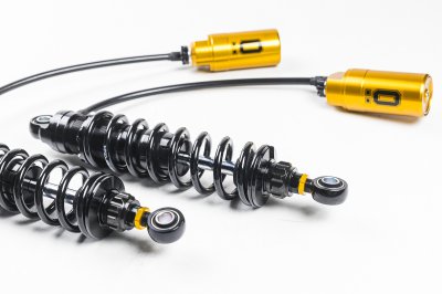 Öhlins STX 36 Twin Shock Absorber Blackline Golden Reservoir